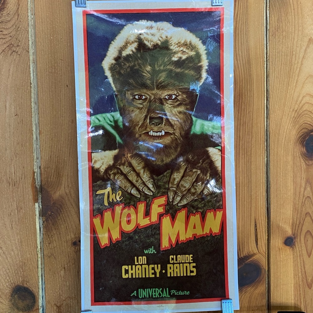“Wolf Man” 1941 Movie Poster on Glossy Paper